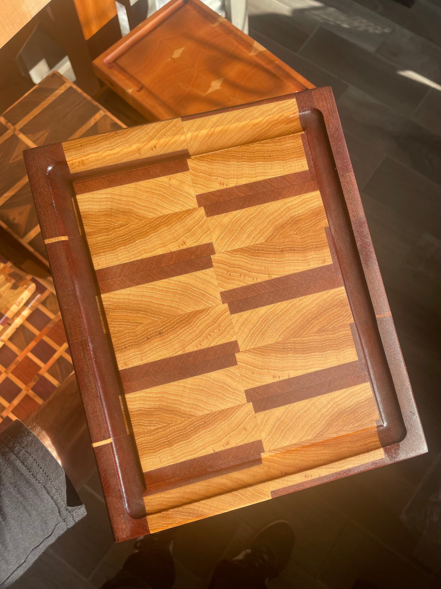 End grain cutting board 8x10x1 1/4"