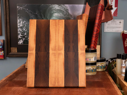 End-grain cutting board by Natty Graham